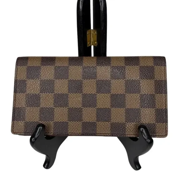 Louis Vuitton Damier Ebene Centenaire 1896-1996 Long Wallet/Passport Holder - Picture 4 of 12